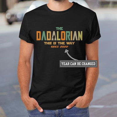 Christmas Gift The Dadalorian This Is The Way VHAY2008009Y Dark Classic T Shirt