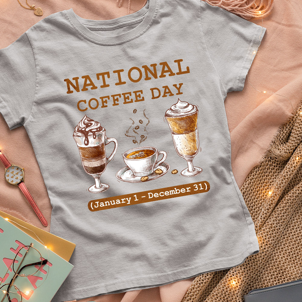 Coffee Lover National Coffee Day MDAY0606005Y Light Classic T Shirt