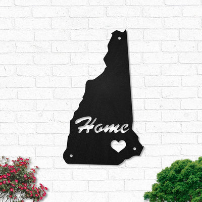 New Hampshire Is My Home - Led Light Metal - Owls Matrix LTD