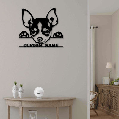 Chihuahua Dog Cute Style Personalized - Led Light Metal - Owls Matrix LTD