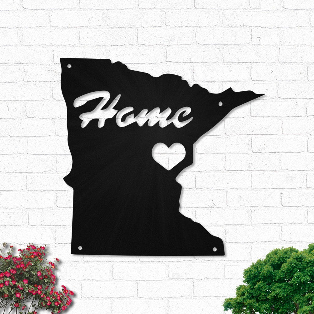 Minnesota Is My Home - Led Light Metal - Owls Matrix LTD