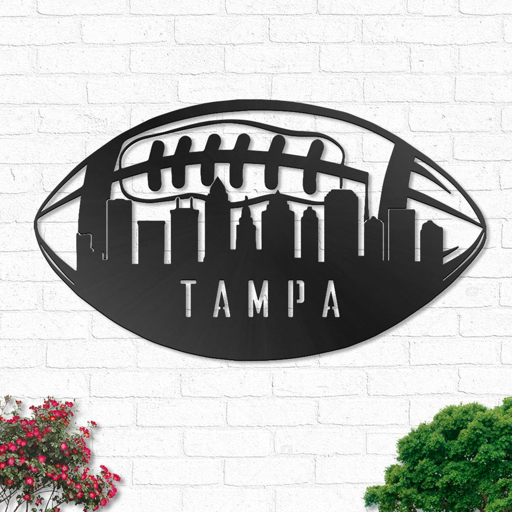 Football Tampa - Led Light Metal - Owls Matrix LTD