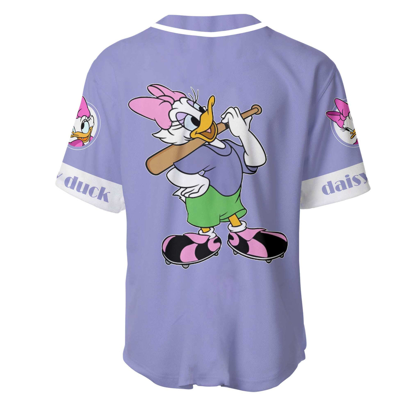 Daisy Duck Custom name Disney Personalized Unisex Cartoon Custom Baseball Jersey