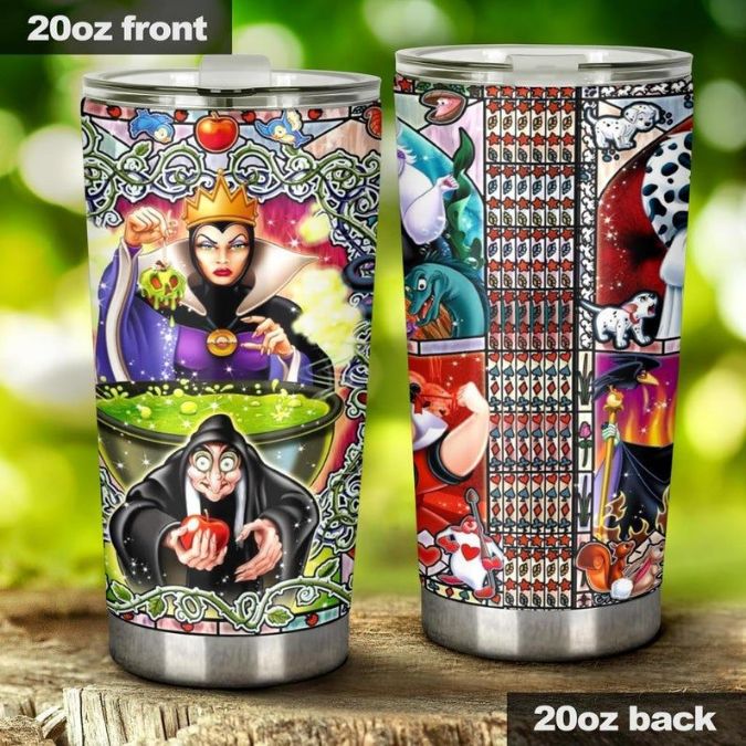 Disney Villains 9999 Gift For Lover Day Travel Tumbler All Over Print