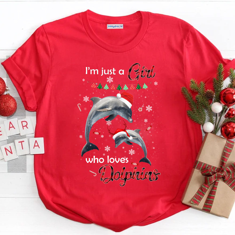 Dolphin Just A Girl Who Loves Dolphin ABAZ0211001Z Dark Classic T Shirt