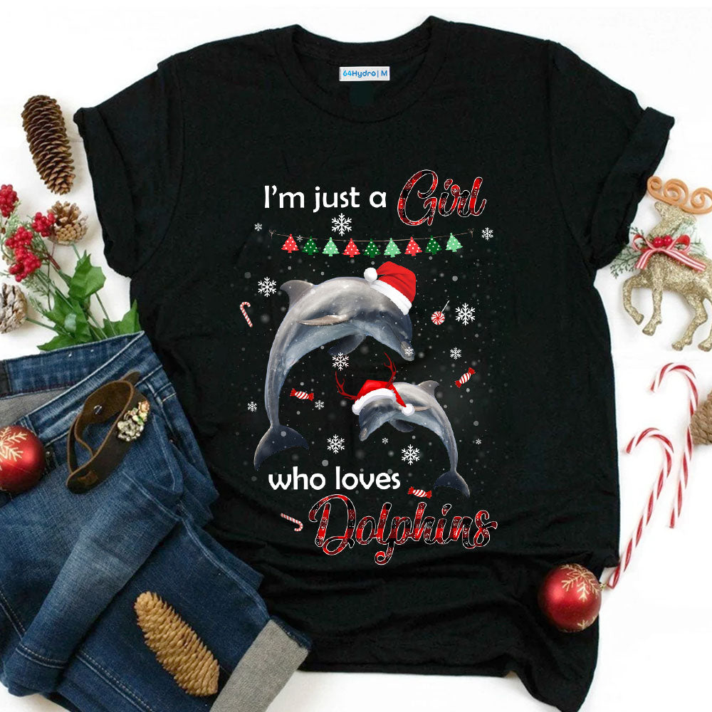 Dolphin Just A Girl Who Loves Dolphin ABAZ0211001Z Dark Classic T Shirt