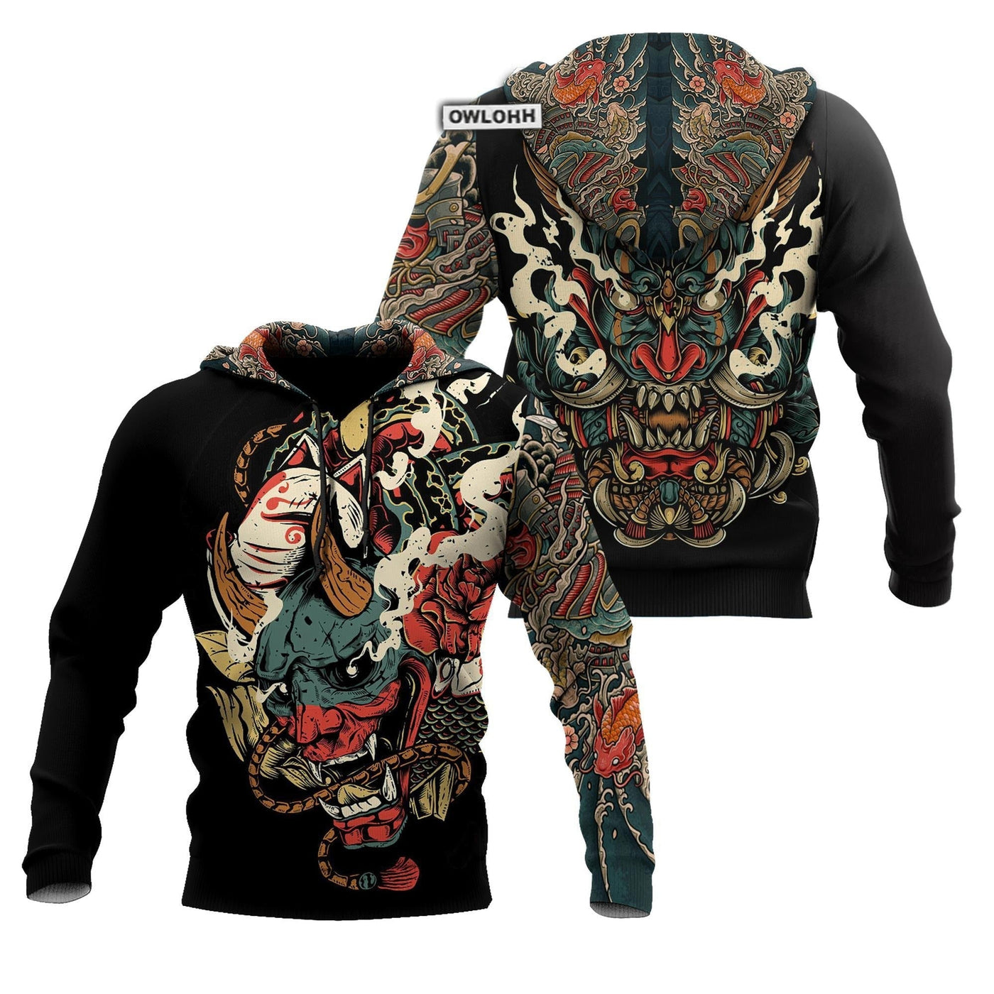 Unisex Hoodie / S Dragon Asia Legend With Traditional Style - Hoodie - Owls Matrix LTD
