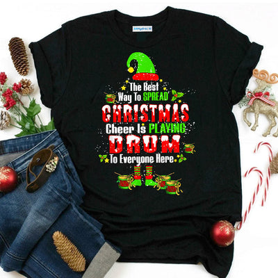 Drum Christmas MDGB0411013Z Dark Classic T Shirt