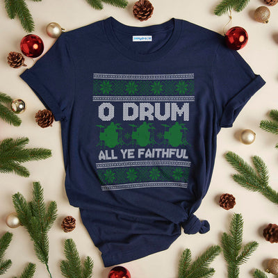 Drum Christmas O Drum MDGB0311014Z Dark Classic T Shirt