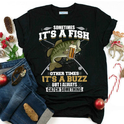 Fishing Man Beer THAZ1511022Z Dark Classic T Shirt