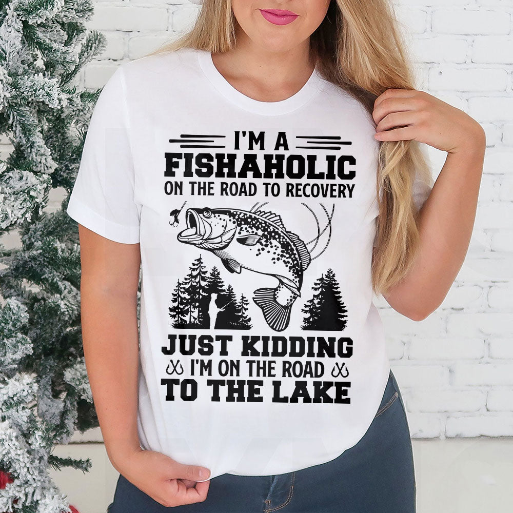 Fishing Man Fishaholic TTAZ1611009Z Light Classic T Shirt