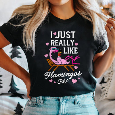 Flamingo Lovers AEAF1611028Z Dark Classic T Shirt