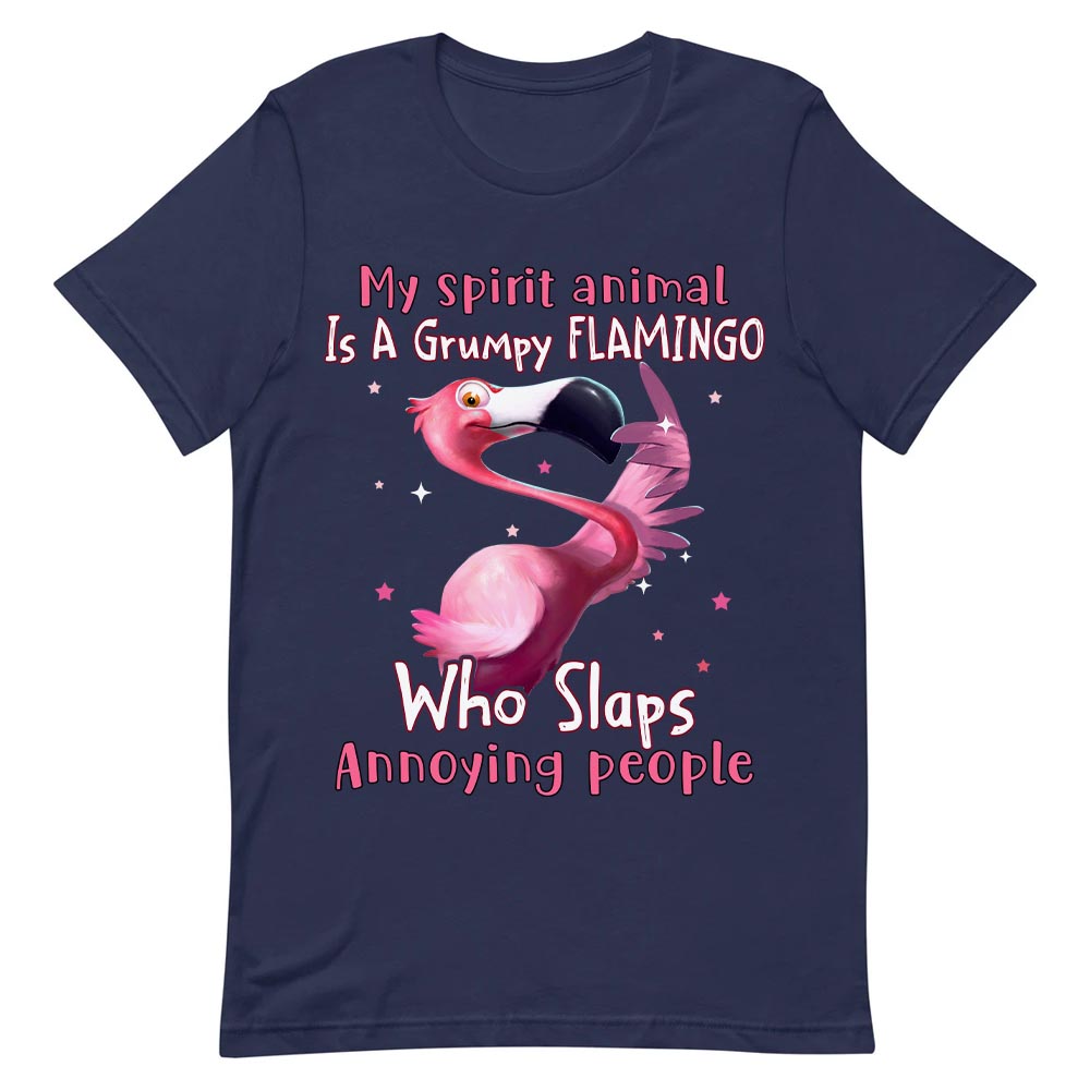 Flamingo Spirit Animal NNRZ1611053Z Dark Classic T Shirt