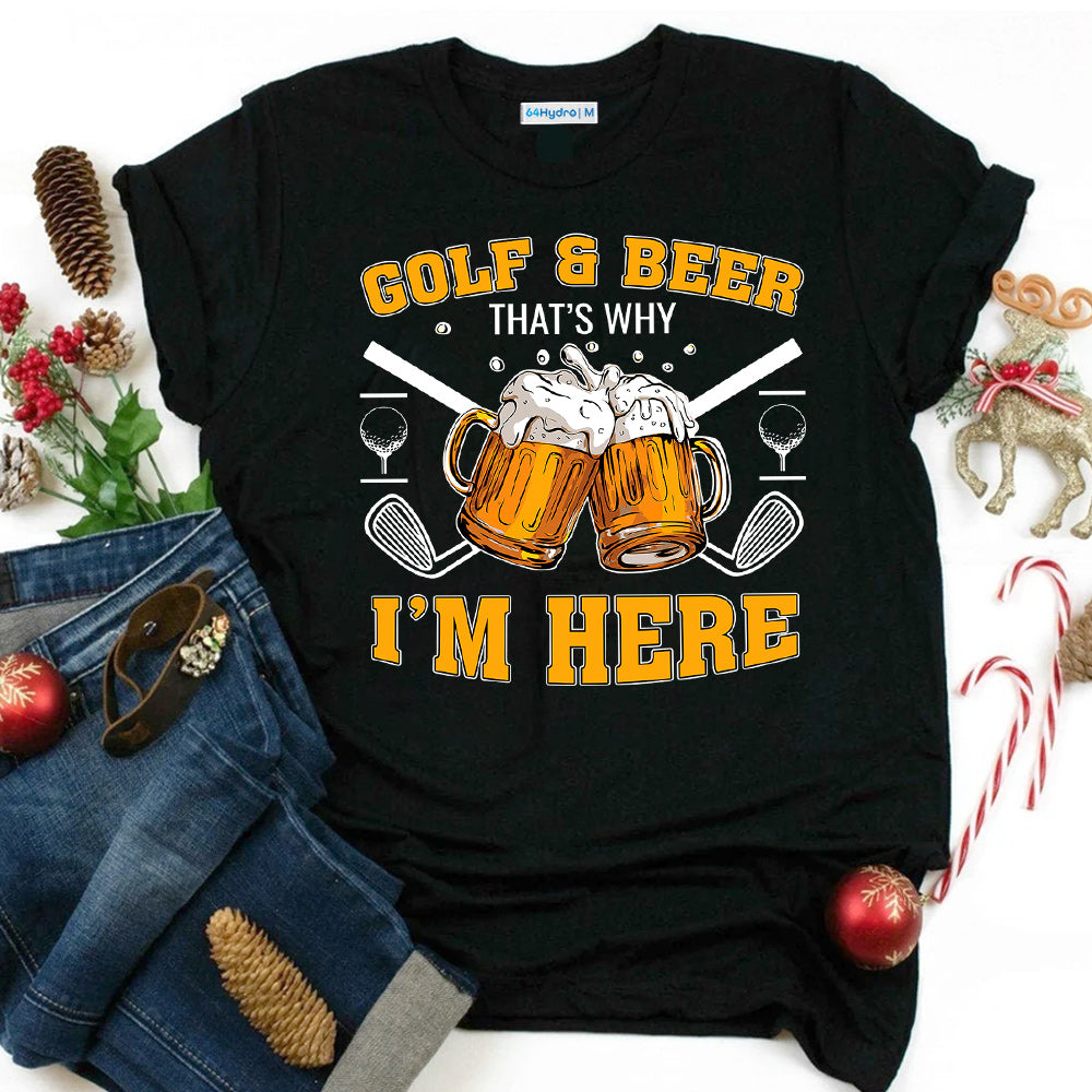 Golf Beer HHQZ1511021Z Dark Classic T Shirt