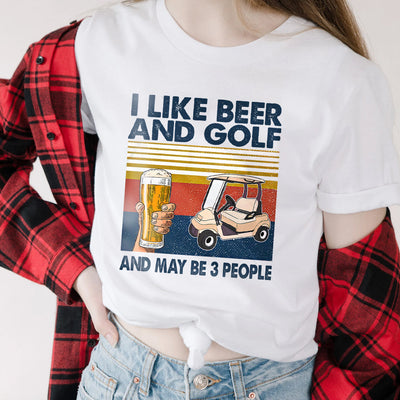 Golf Funny Beer ADQZ1511003Z Light Classic T Shirt