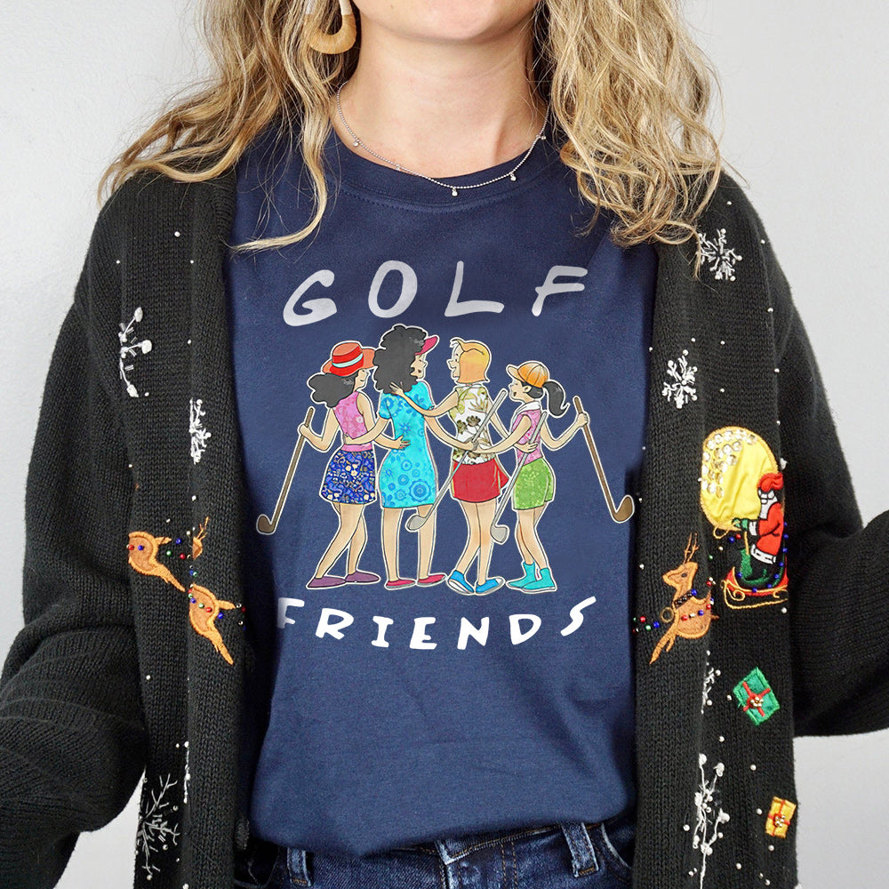 Golf Funny Friends HHQZ1511009Z Dark Classic T Shirt