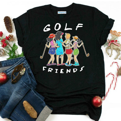 Golf Funny Friends HHQZ1511009Z Dark Classic T Shirt