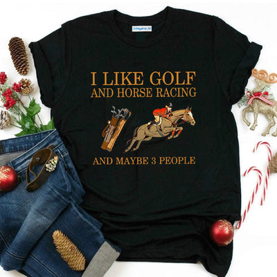 Golf Horse ADQZ1511011Z Dark Classic T Shirt