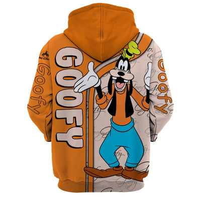 Goofy Dog Disney Unisex Cartoon Graphic 3D Hoodie