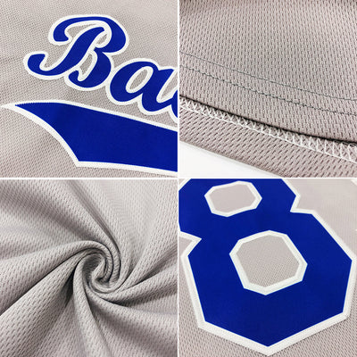 Custom Gray Black-White Authentic Throwback Rib-Knit Baseball Jersey Shirt - Owls Matrix LTD