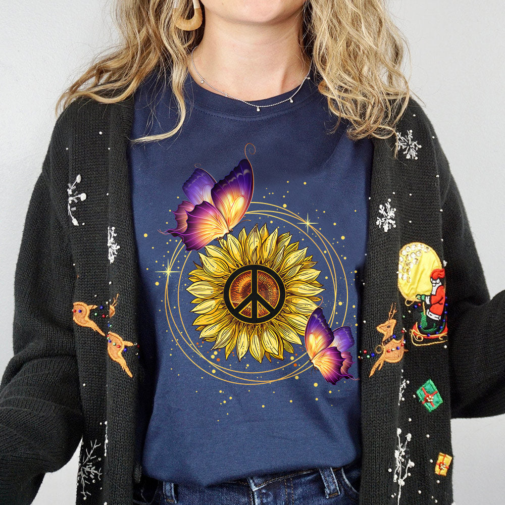 Hippie Butterfly ABQZ1510001Z Dark Classic T Shirt