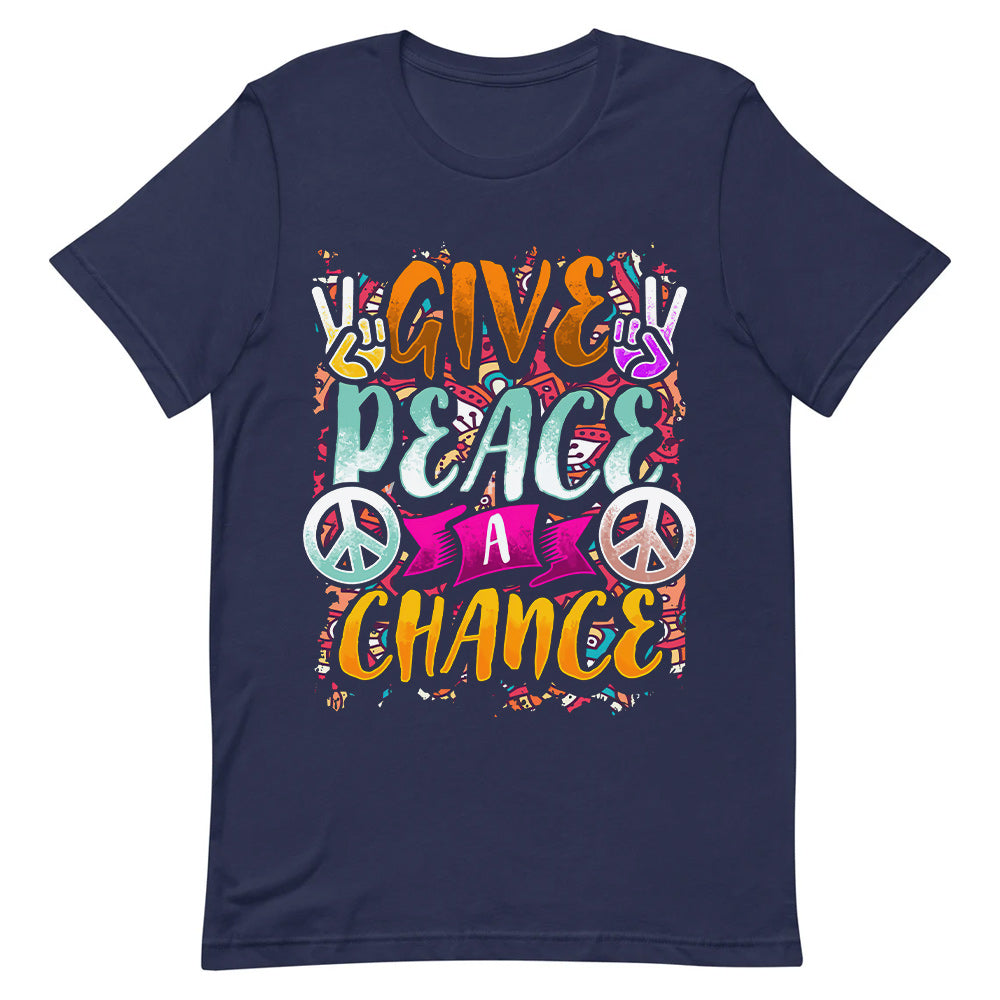 Hippie Give Peace A Chance DNGB1803001Y Dark Classic T Shirt