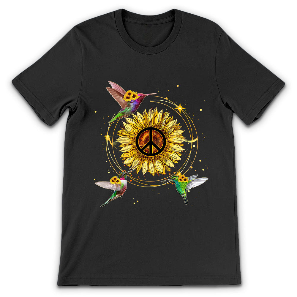 Hippie Hummingbirds ABQZ1510032Z Dark Classic T Shirt