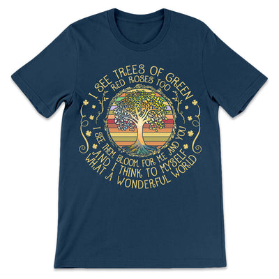 Hippie I See Trees Of Green HHQZ1410007Z Dark Classic T Shirt