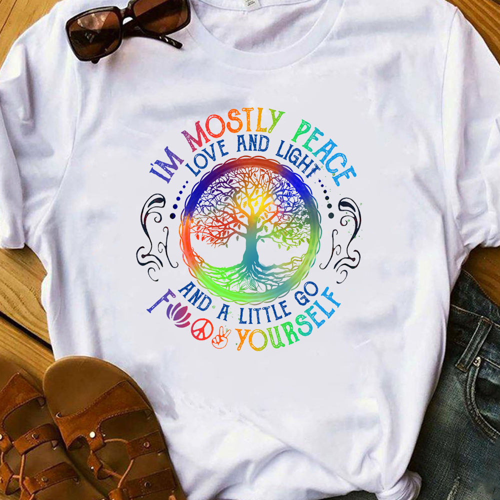 Hippie Im Mostly Peace ANQZ1310003Z Light Classic T Shirt