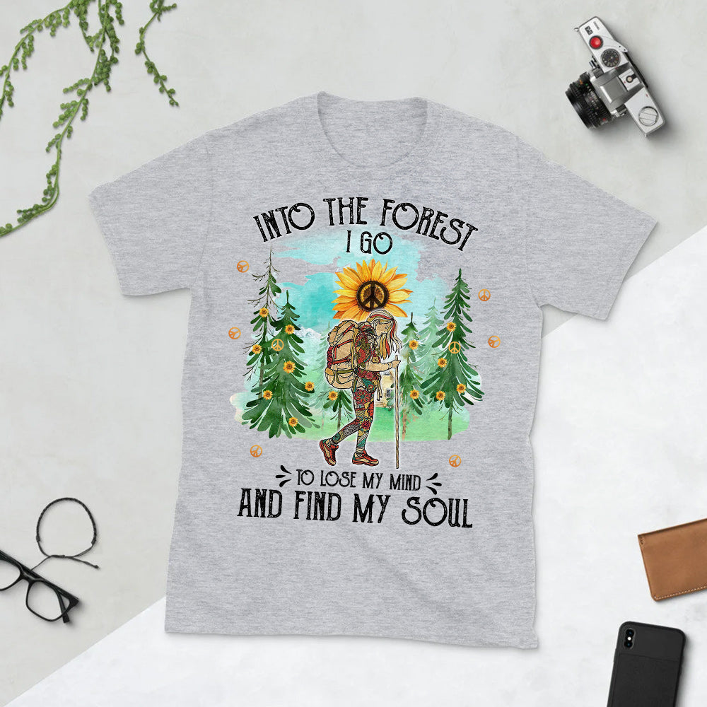 Hippie Into The Forest A Go DNGB1703007Y Light Classic T Shirt