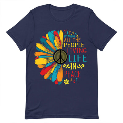 Hippie Living Life In Peace DNGB1603002Y Dark Classic T Shirt