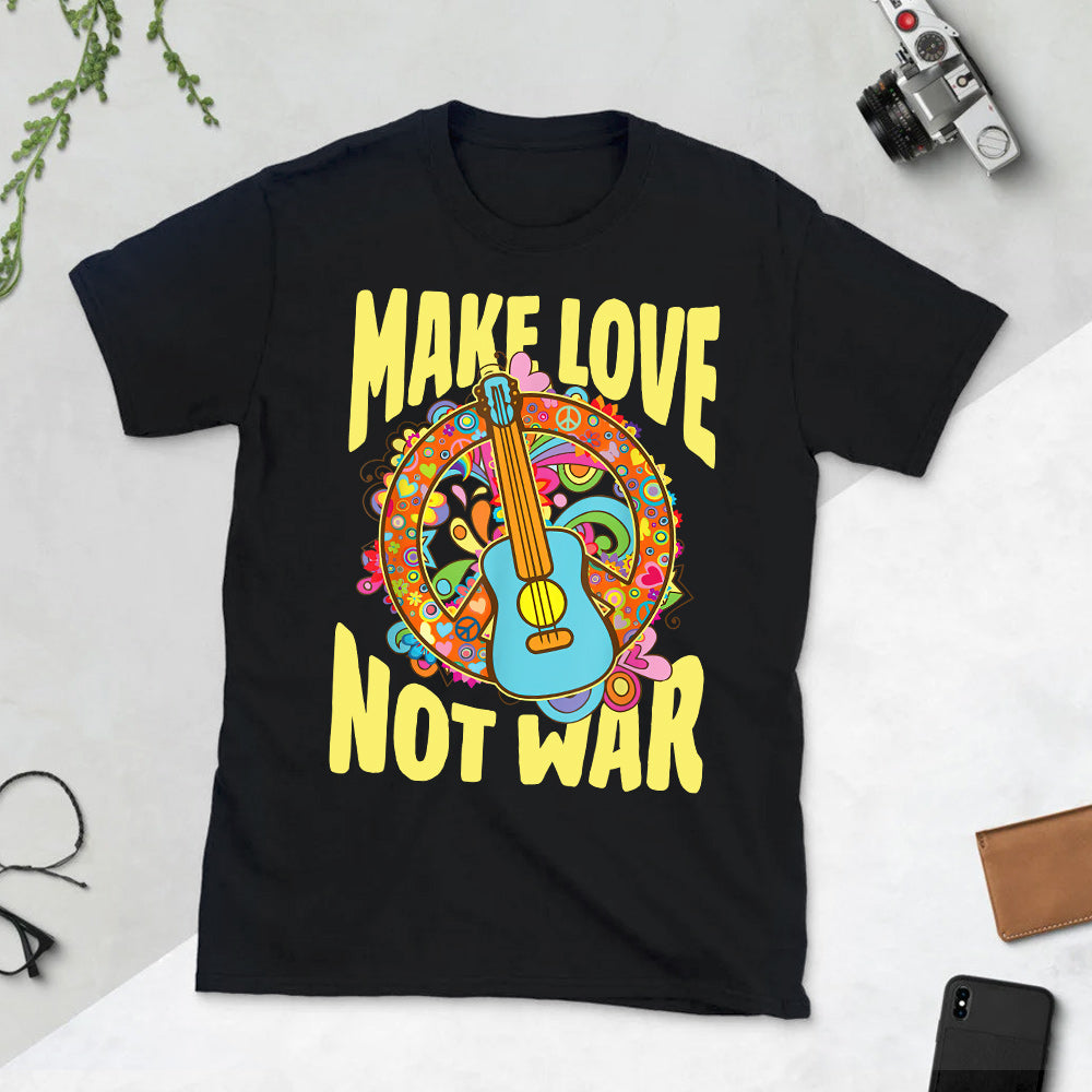 Hippie Make Love Not War DNGB1803003Y Dark Classic T Shirt