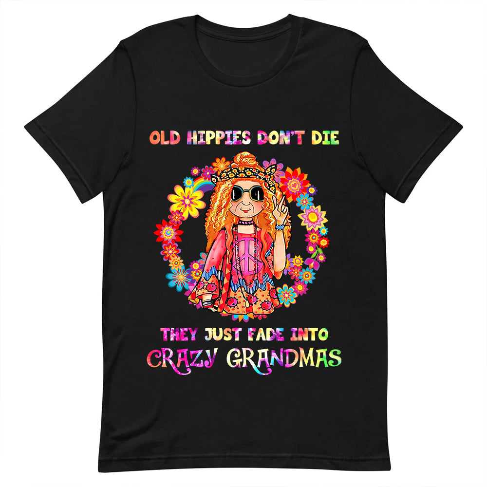 Hippie Old Hippie Dont Die DNGB1703005Y Dark Classic T Shirt