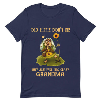 Hippie Old Hippie Dont Die MDGB1703003Y Dark Classic T Shirt