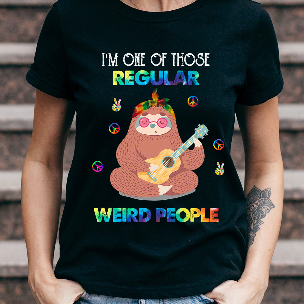 Hippie One Of Those Regular Weird People MDGB1803001Y Dark Classic T Shirt