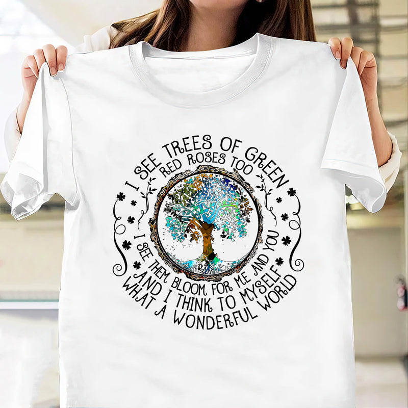 Hippie What A Wonderful World DNGB1703002Y Light Classic T Shirt