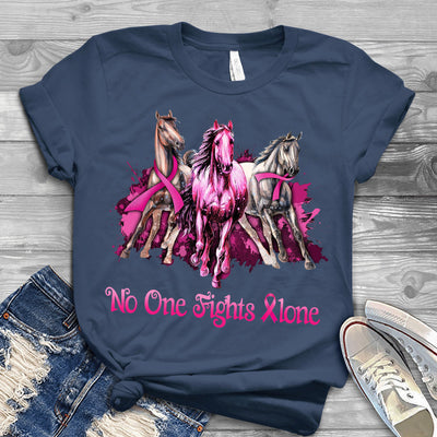 Horse Breast Cancer Awareness ADAA1810004Z Dark Classic T Shirt