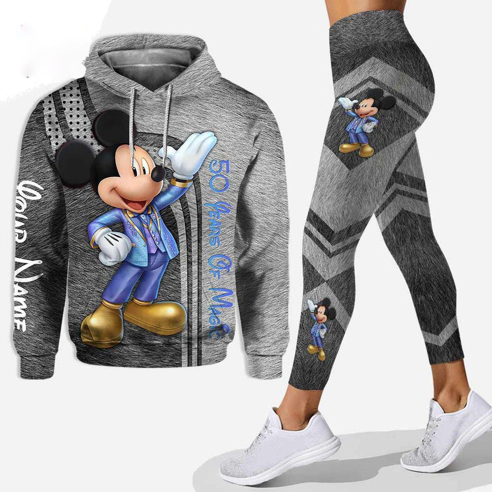 [HOT] Personalized Mickey Mouse 3D Hoodie Leggings All Over Print