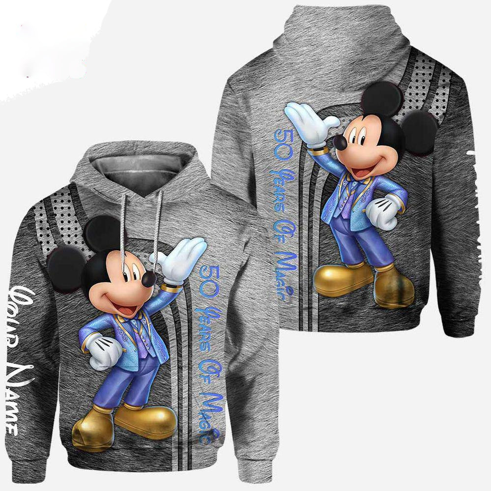 [HOT] Personalized Mickey Mouse 3D Hoodie Leggings All Over Print