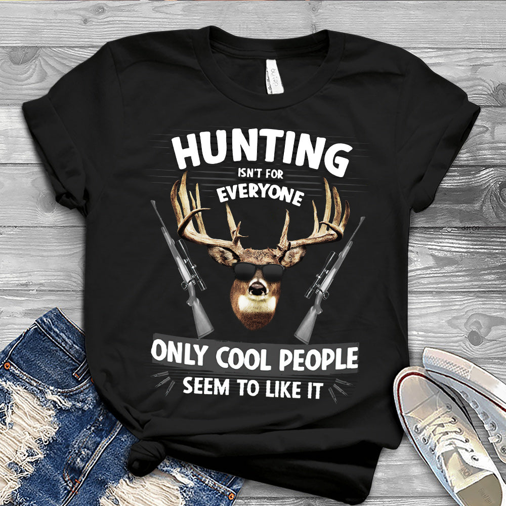 Hunting Only Cool People Like Hunting DNGB1410013Z Dark Classic T Shirt