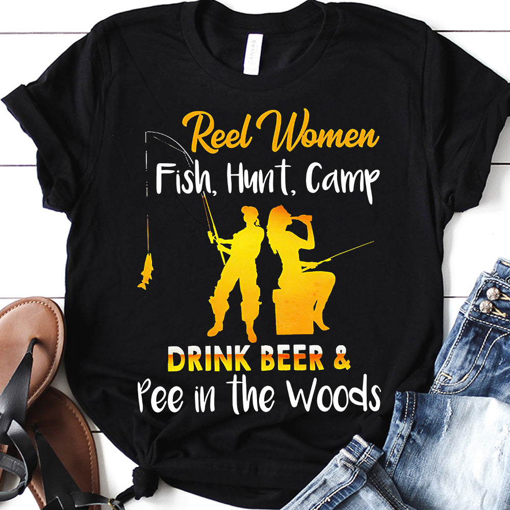 Hunting Reel Woman DNGB1410017Z Dark Classic T Shirt