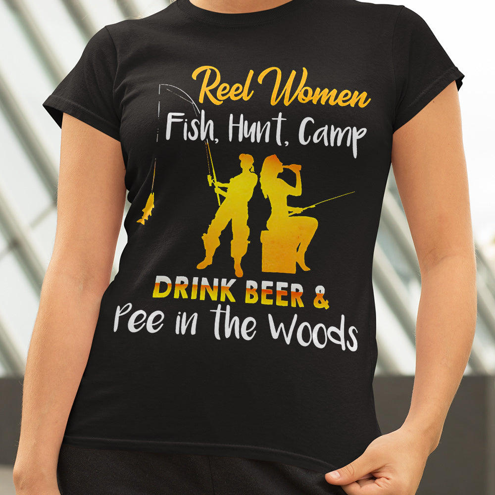 Hunting Reel Woman DNGB1410017Z Dark Classic T Shirt