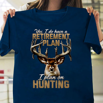 Hunting Retirement Plan GB MDGB1510005Z Dark Classic T Shirt
