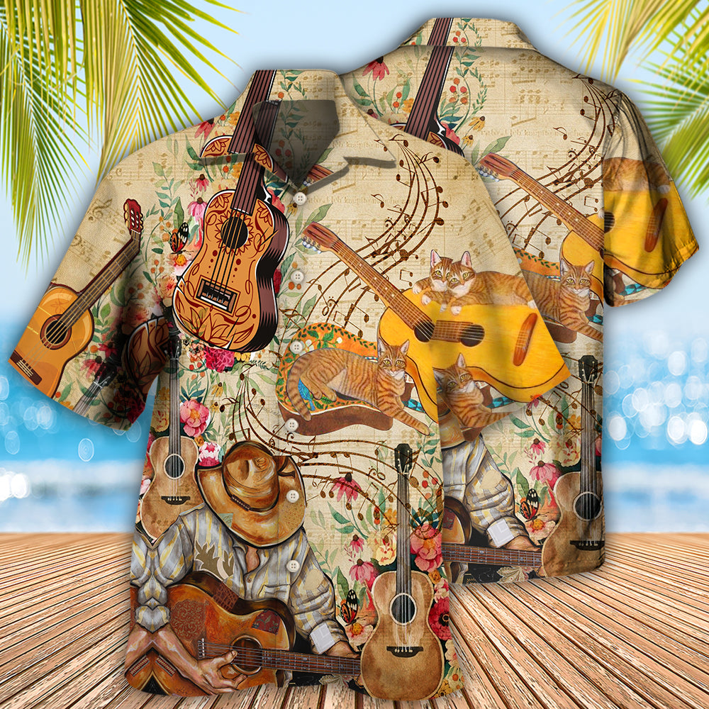 Guitar Are My Life - Hawaiian Shirt - Owls Matrix LTD