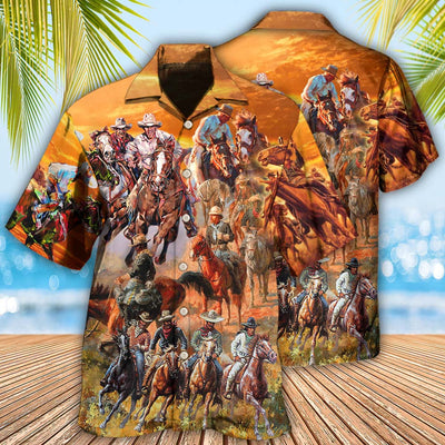 Cowboy Love Life And Love Forever - Hawaiian Shirt - Owls Matrix LTD