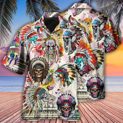 Native American Culture Revering Cool - Hawaiian Shirt - Owls Matrix LTD