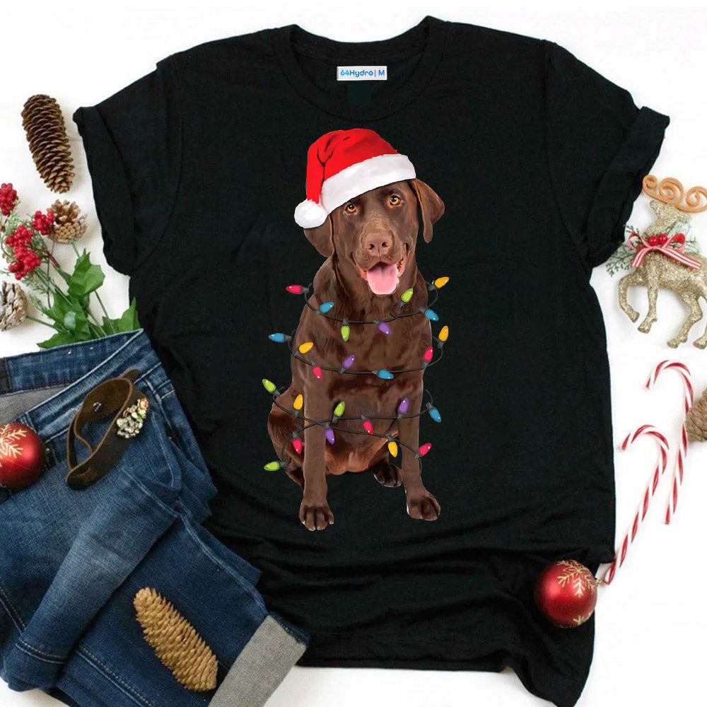 Labrador Christmas MDGB0311034Z Dark Classic T Shirt