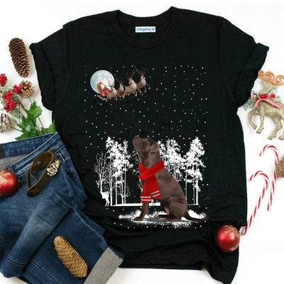 Labrador Christmas Santa Claus AGGB0311013Z Dark Classic T Shirt