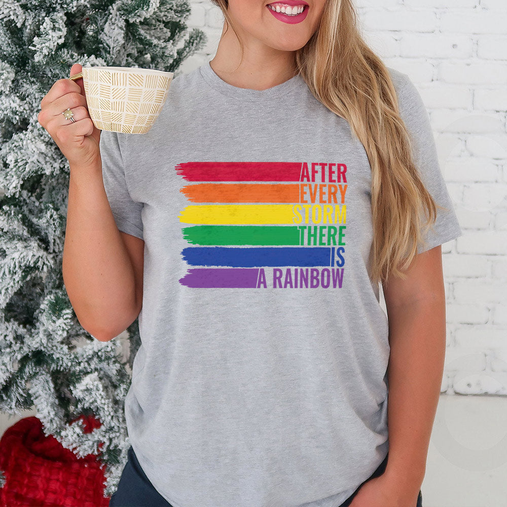 LGBTQ Pride Month After Every Storm There Is A Rainbow HHAY2204001Y Light Classic T Shirt