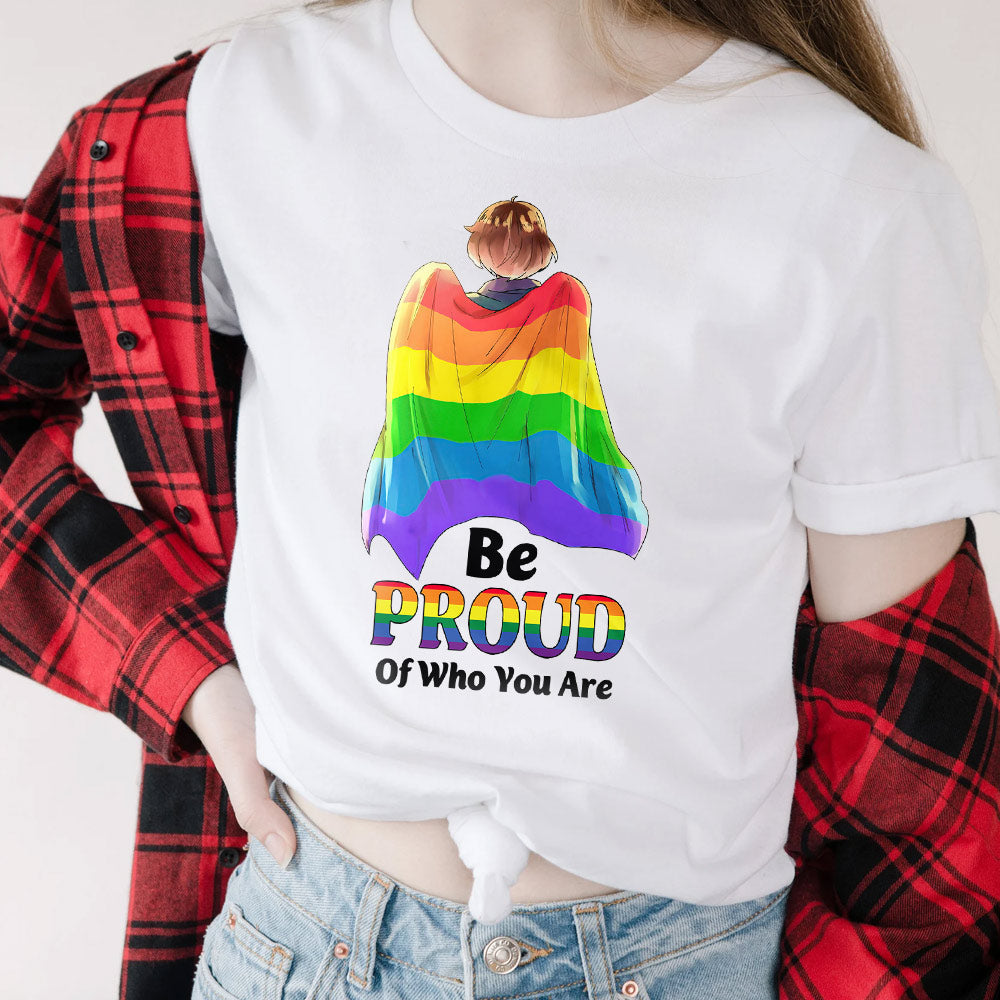 LGBTQ Pride Month Be Proud Of Who You Are HHAY2204004Y Light Classic T Shirt